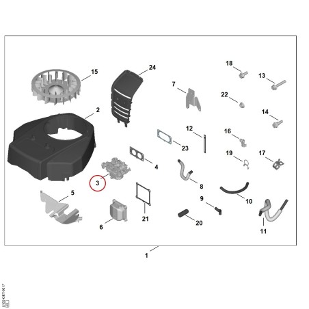 Carburetor 00041200633 ORIGINAL STIHL | NewgardenParts.com