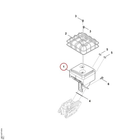 Silenciador 00041400621 ORIGINAL STIHL | NewgardenParts.com