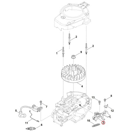 Système de freinage 00041601005 ORIGINAL STIHL | NewgardenParts.com