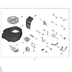 Fascetta stringitubo 00043587904 ORIGINALE STIHL | NewgardenParts.com