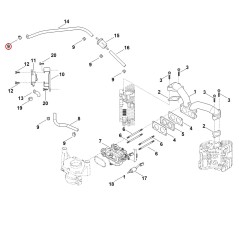 Collier de serrage 00043587905 ORIGINAL STIHL | NewgardenParts.com