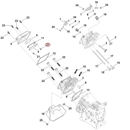 Tornillo hexagonal con brida 00049510823 ORIGINAL STIHL | NewgardenParts.com