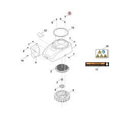 Vis 00049519710 ORIGINAL STIHL | NewgardenParts.com