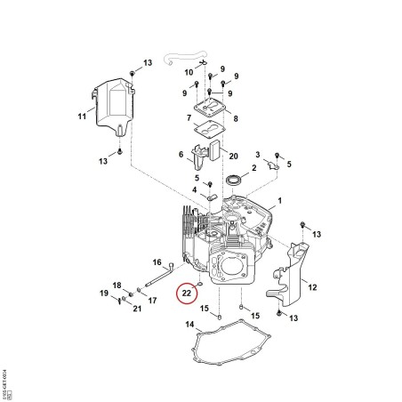 Anillo de junta 00049925508 ORIGINAL STIHL | NewgardenParts.com