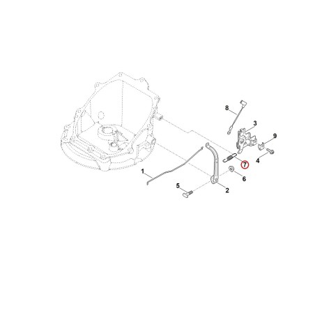 Muelle de tracción 00049975510 ORIGINAL STIHL | NewgardenParts.com