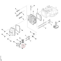 Spring retainer plate 00070253000 ORIGINAL STIHL | NewgardenParts.com