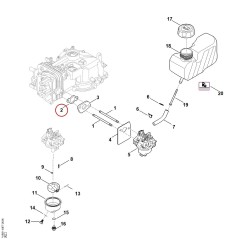 Joint 00071290901 ORIGINAL STIHL | NewgardenParts.com