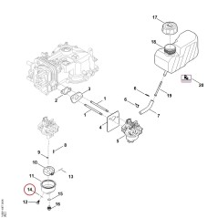 Joint 00071290903 ORIGINAL STIHL | NewgardenParts.com