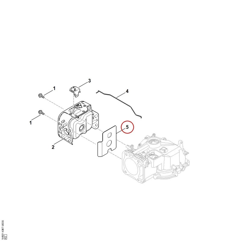 Schalldämpferdichtung 00071490600 ORIGINAL STIHL