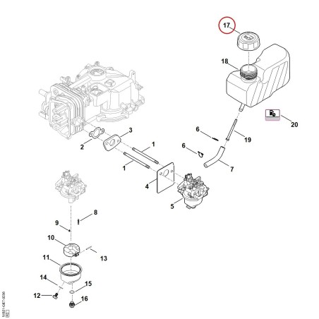 Tankverschluss 00073530500 ORIGINAL STIHL | NewgardenParts.com