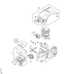 Filter plate 11301411703 ORIGINAL STIHL | NewgardenParts.com