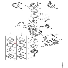 Regelmembrane 11431214702 ORIGINAL STIHL | NewgardenParts.com