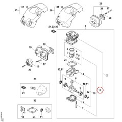 Piston Ø 37 mm 11480302011 ORIGINAL STIHL | NewgardenParts.com