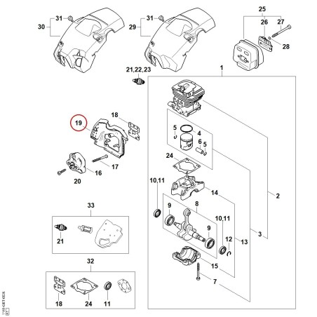 Deflettore aria 11481243201 ORIGINALE STIHL | NewgardenParts.com