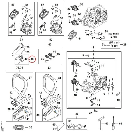 Manette des gaz 11481801500 ORIGINAL STIHL | NewgardenParts.com