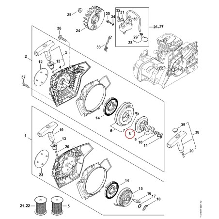 Carrier 11481952001 ORIGINAL STIHL | NewgardenParts.com