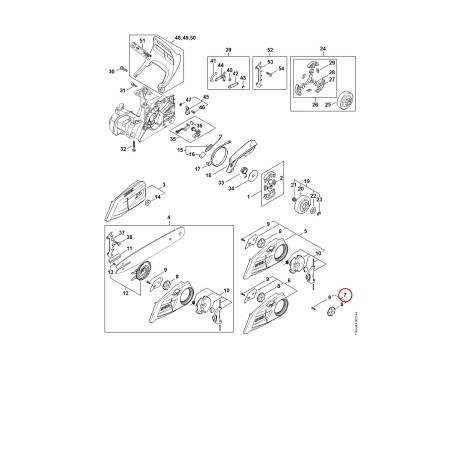 Molette de tension 11486300600 ORIGINAL STIHL | NewgardenParts.com