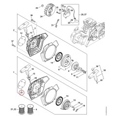 Plaque matricule MS 172 11489671502 ORIGINAL STIHL | NewgardenParts.com