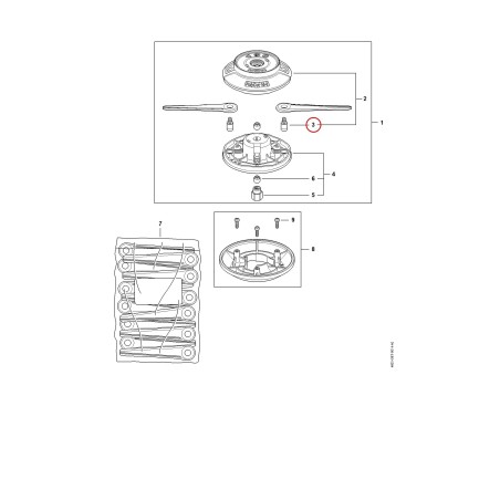 Collar screw 40027108701 ORIGINAL STIHL | NewgardenParts.com