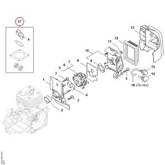 Juego de juntas 41340071601 ORIGINAL STIHL | NewgardenParts.com