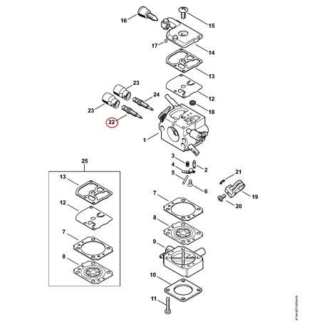 High speed screw 41341206701 ORIGINAL STIHL | NewgardenParts.com