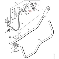 Throttle trigger 41341801500 ORIGINAL STIHL | NewgardenParts.com
