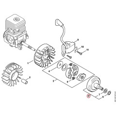 Clutch drum 41401602910 ORIGINAL STIHL | NewgardenParts.com