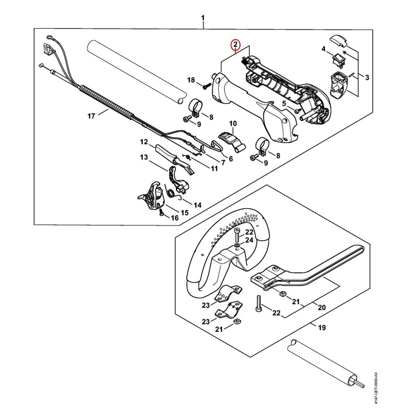 Handle 41477900304 ORIGINAL STIHL Handle 41477900304 ORIGINAL STIHL