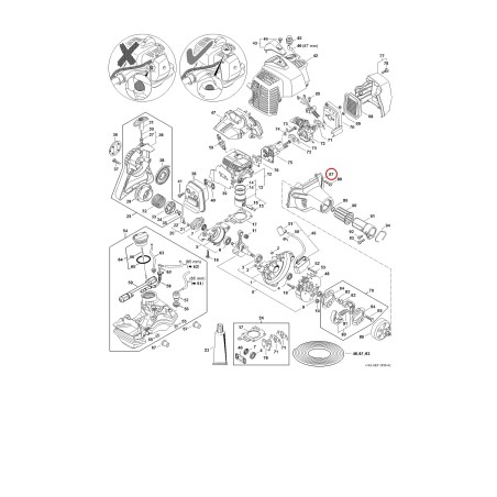 Lüftergehäuse 41490801800 ORIGINAL STIHL | NewgardenParts.com