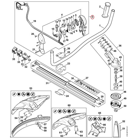 Control handle 41497901306 ORIGINAL STIHL | NewgardenParts.com