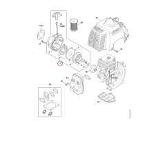 Rewind starter 41511904001 ORIGINAL STIHL | NewgardenParts.com