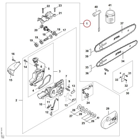 Caja reductora 41826400156 ORIGINAL STIHL | NewgardenParts.com