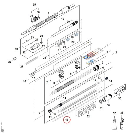 Drive shaft 41827103239 ORIGINAL STIHL | NewgardenParts.com