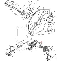 Adjusting screw 42247109502 ORIGINAL STIHL | NewgardenParts.com