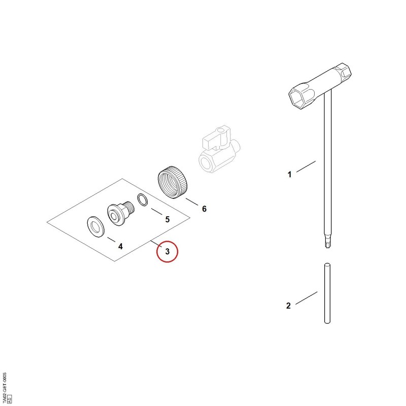 Hose connector 42387007301 ORIGINAL STIHL