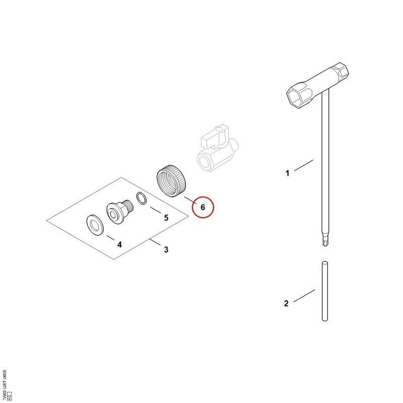Union nut 42387083100 ORIGINAL STIHL