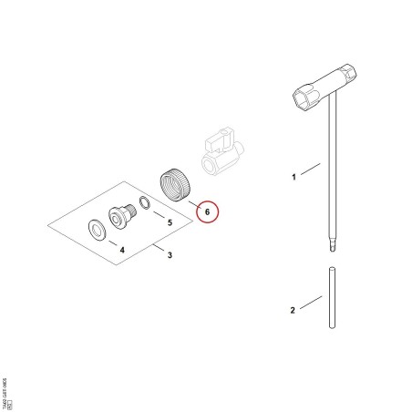 Écrou-chapeau 42387083100 ORIGINAL STIHL | NewgardenParts.com