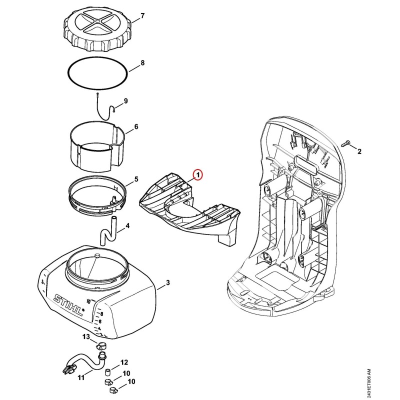 Supporto 42417913400 ORIGINALE STIHL