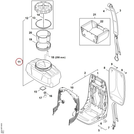 Recipiente 14 l 42447000803 ORIGINAL STIHL | NewgardenParts.com