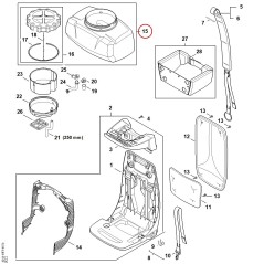 Recipiente 14 l 42447000805 ORIGINAL STIHL | NewgardenParts.com