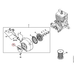 Model plate BR 450 42449671506 ORIGINAL STIHL | NewgardenParts.com