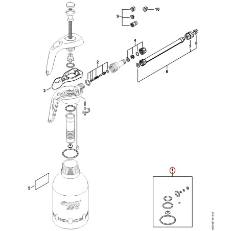 Juego de juntas 42550071601 ORIGINAL STIHL | NewgardenParts.com