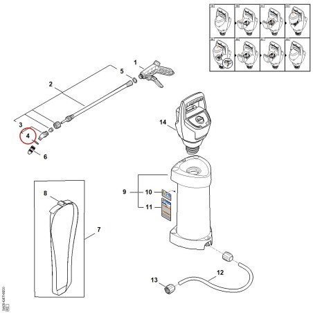 Guarnizione piatta 42555090300 ORIGINALE STIHL | NewgardenParts.com