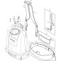 Carrying handle 42557901900 ORIGINAL STIHL