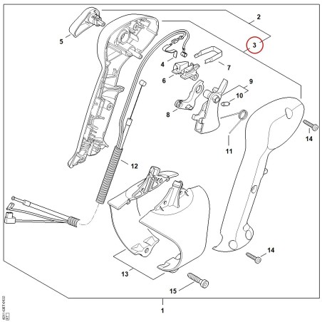 Handgriff 42827900303 ORIGINAL STIHL | NewgardenParts.com