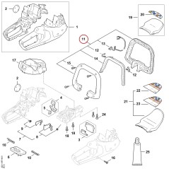 Poignée en forme d'étrier 45217901204 ORIGINAL STIHL | NewgardenParts.com