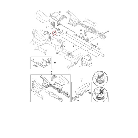Boccola 45224003401 ORIGINALE STIHL | NewgardenParts.com