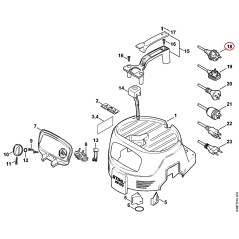 Connecting cable Europe 47744402000 ORIGINAL STIHL | NewgardenParts.com