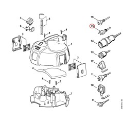 Connecting cable CH 47744402005 ORIGINAL STIHL | NewgardenParts.com