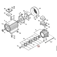 Rodamiento de agujas 47807642300 ORIGINAL STIHL | NewgardenParts.com